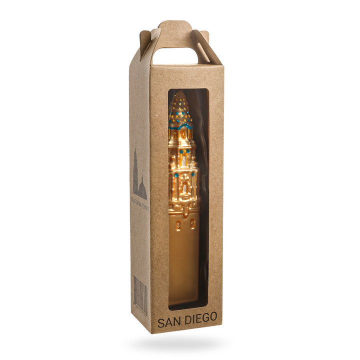 San Diego California Tower holiday ornament by Local Elves