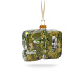 San Diego Camo Glass Ornament by Local Elves, camo design honoring military and Veterans