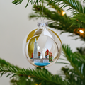 San Francisco Cityscape Glass Globe Ornament